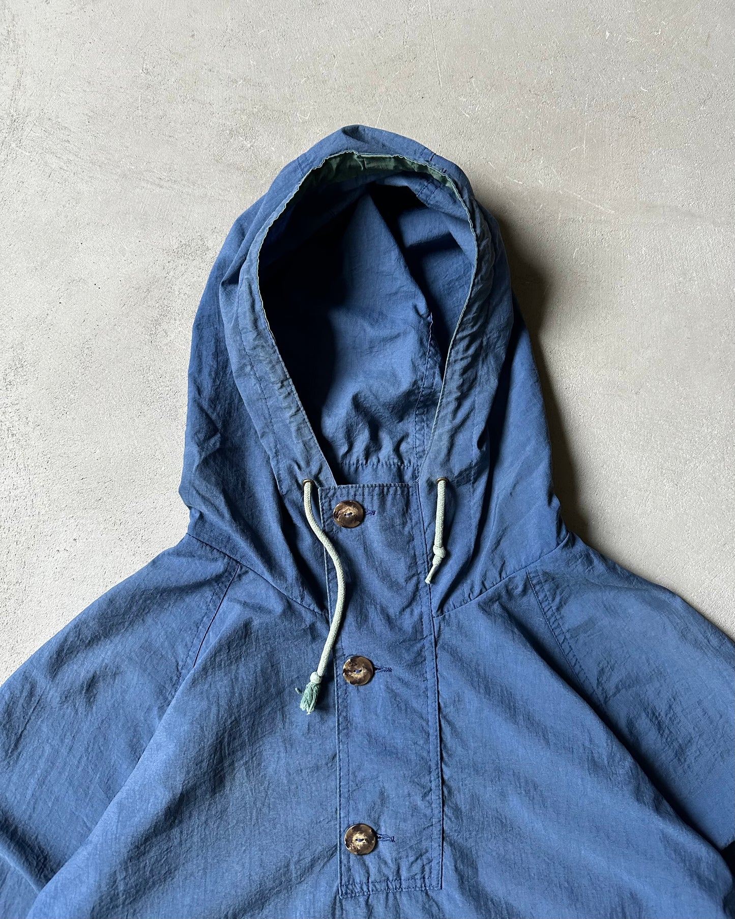 1990s - Distressed Navy GAP Anorak - XL