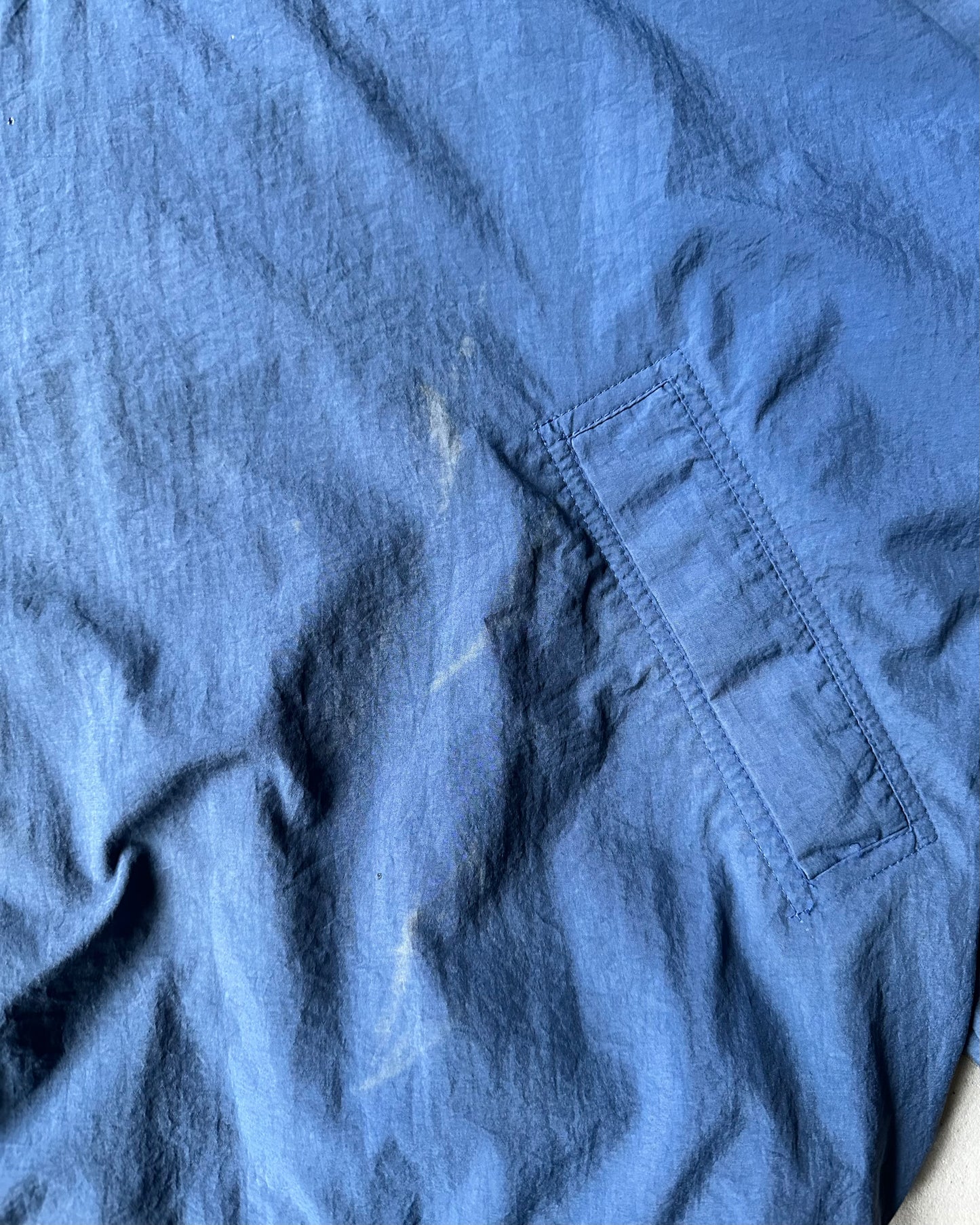1990s - Distressed Navy GAP Anorak - XL