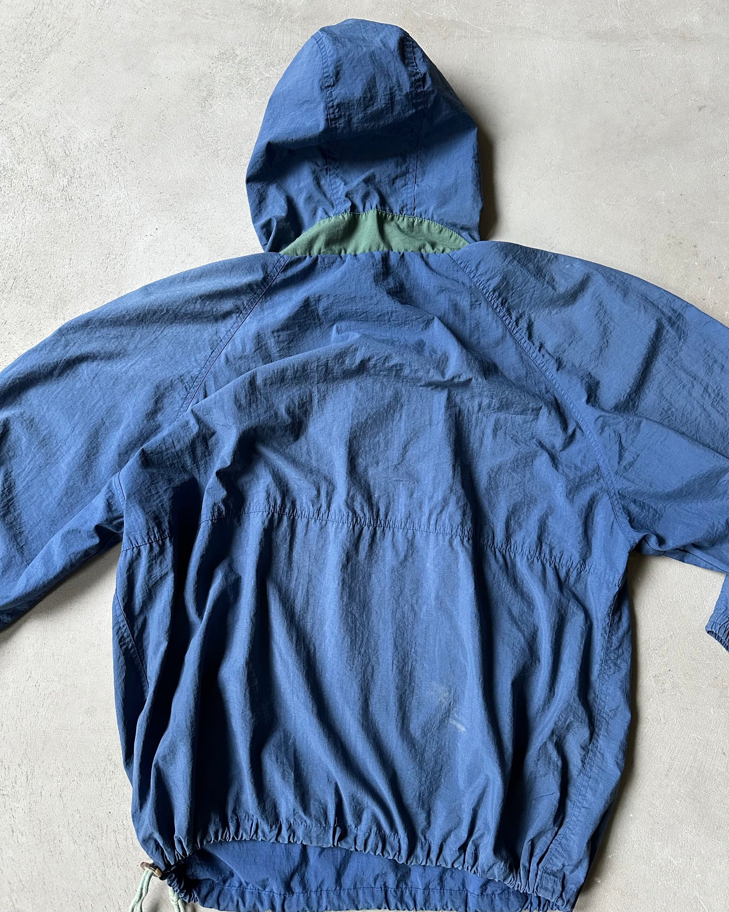 1990s - Distressed Navy GAP Anorak - XL