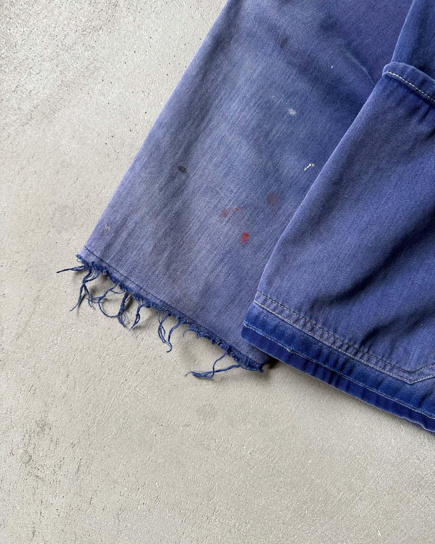 1980s - Distressed Blue Euro Chore - S/M