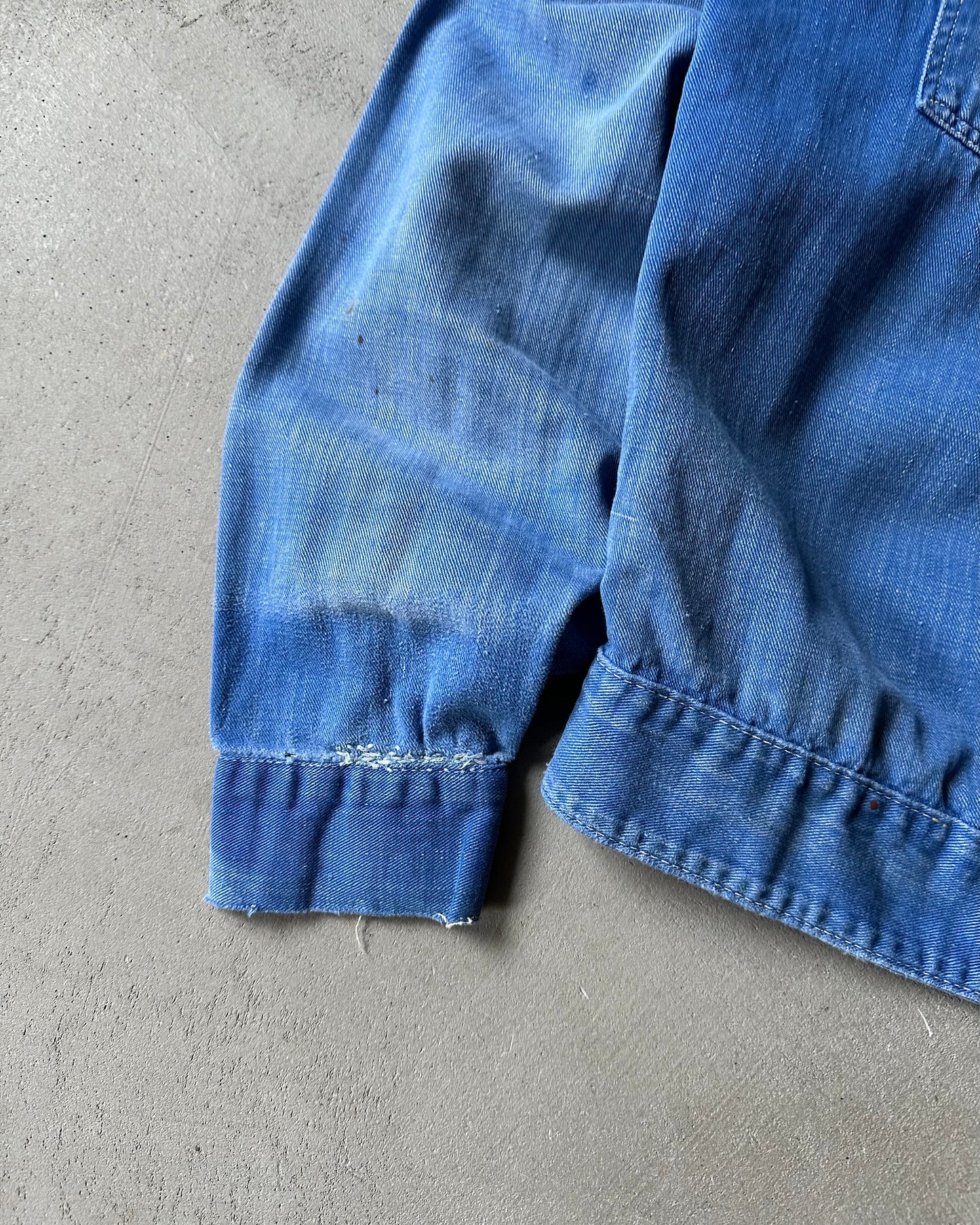 1970s - Distressed Blue Euro Chore - S/M