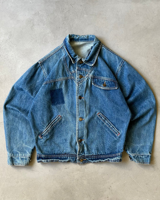 Années 1980 - Blouson en jean Euro - XS/S