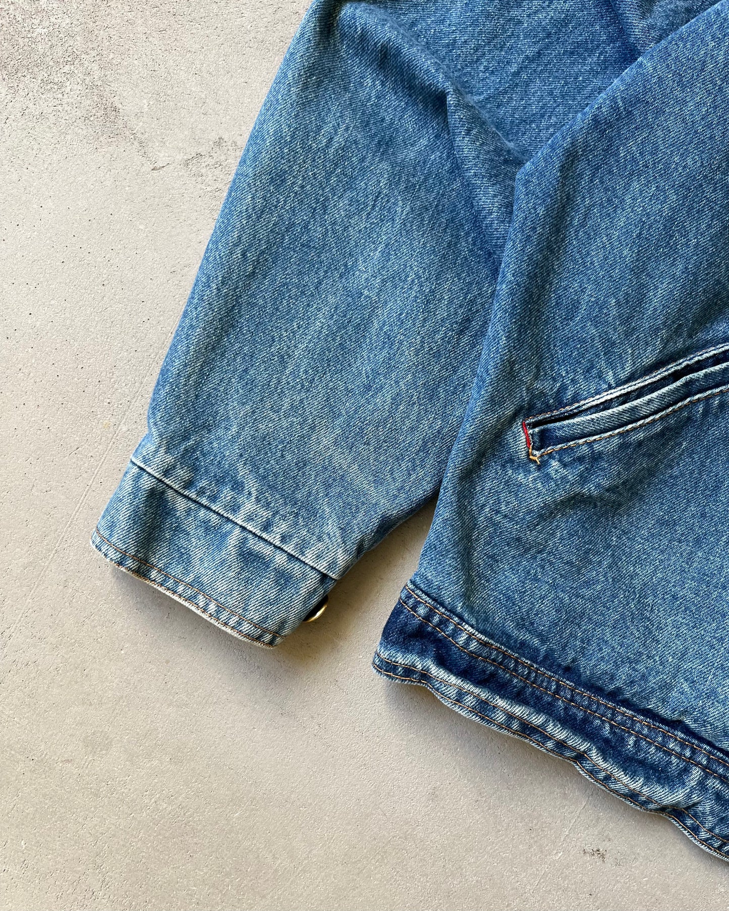 1980s - Euro Denim Jacket - XS/S