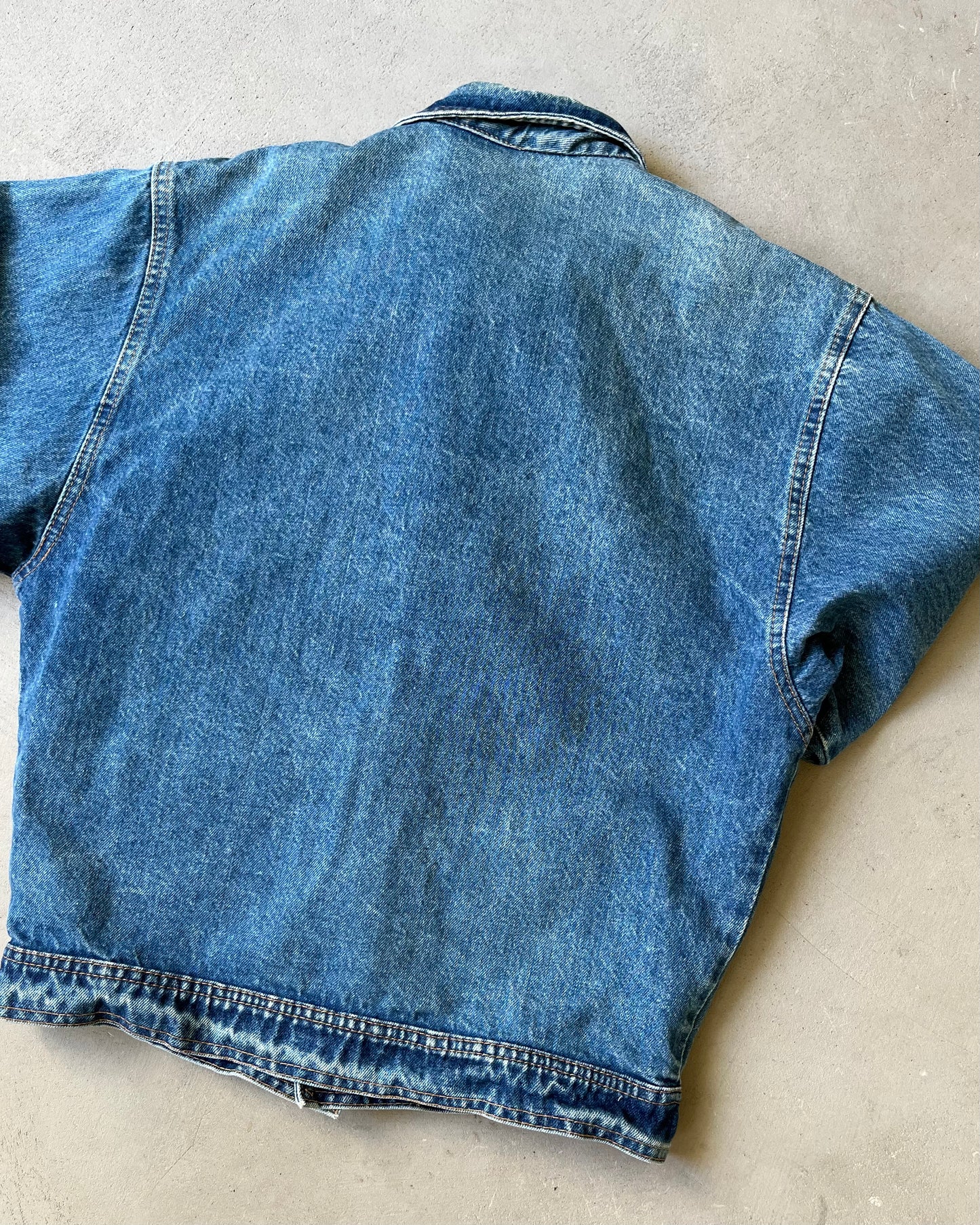 1980s - Euro Denim Jacket - XS/S