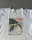 1990s - White "Extinction Is Forever" T-Shirt - XL