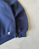 1990s - Navy Hanover Russell Crewneck - L