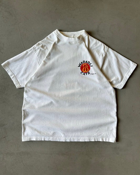 1990s - White Crew T-Shirt - L