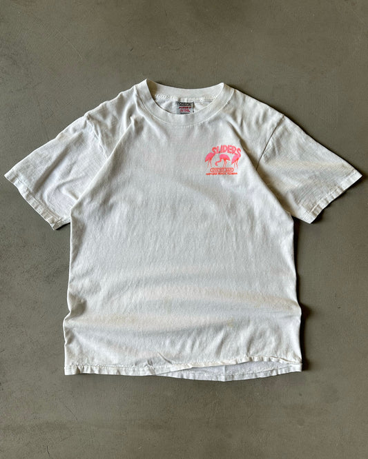 1990s - White Sliders T-Shirt - M