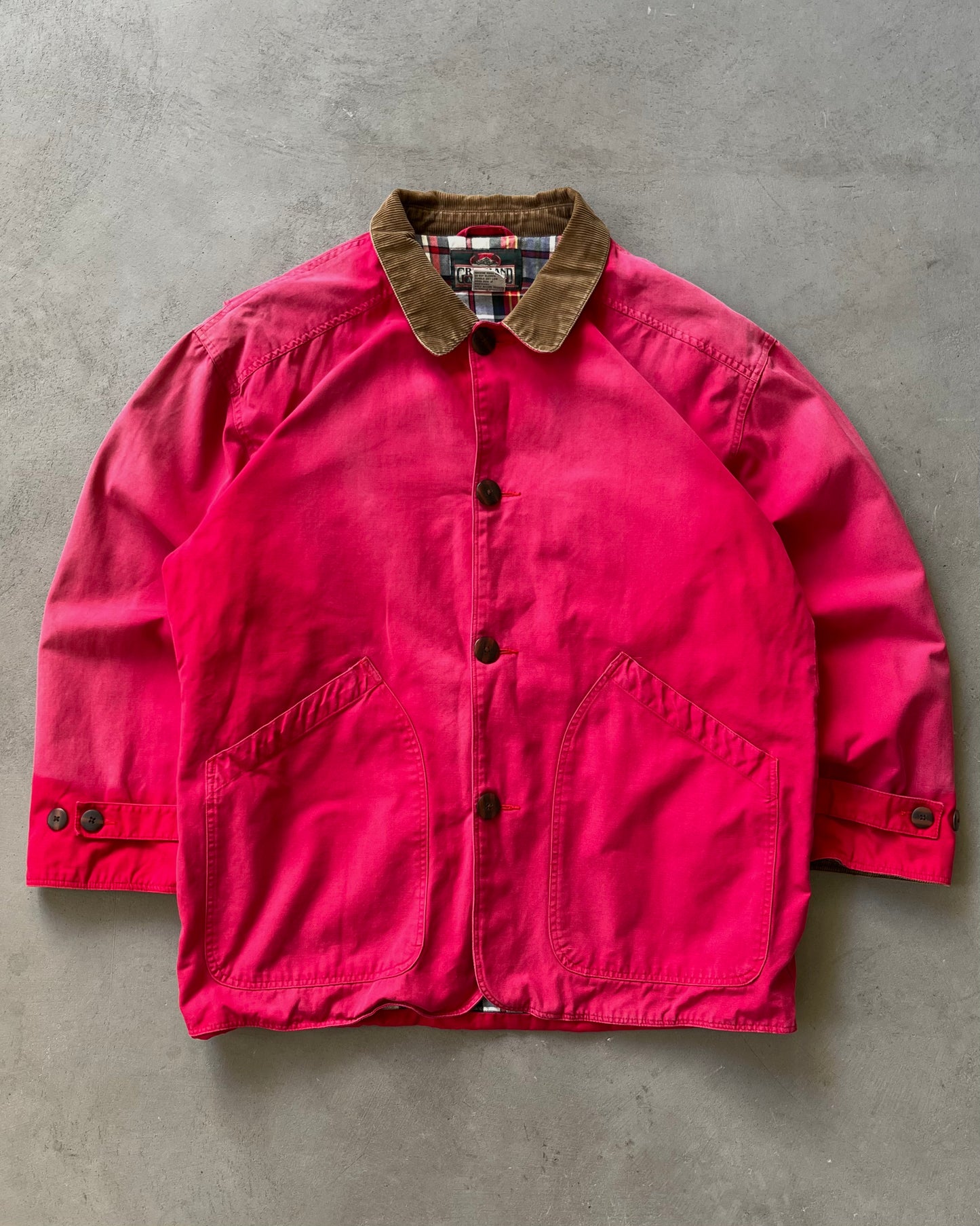 1990s - Faded Red Barn Jacket - M