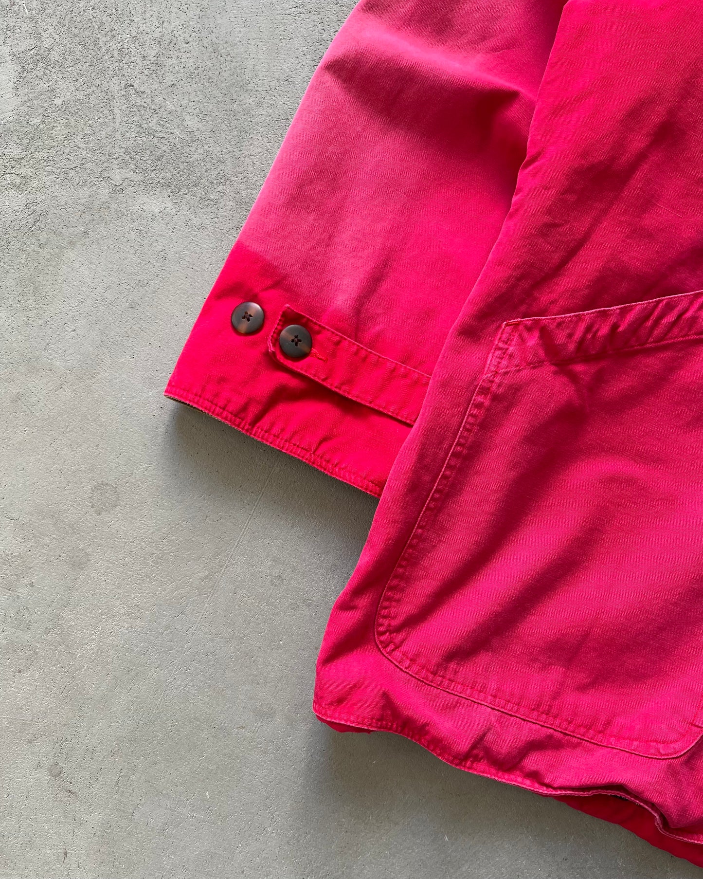 1990s - Faded Red Barn Jacket - M