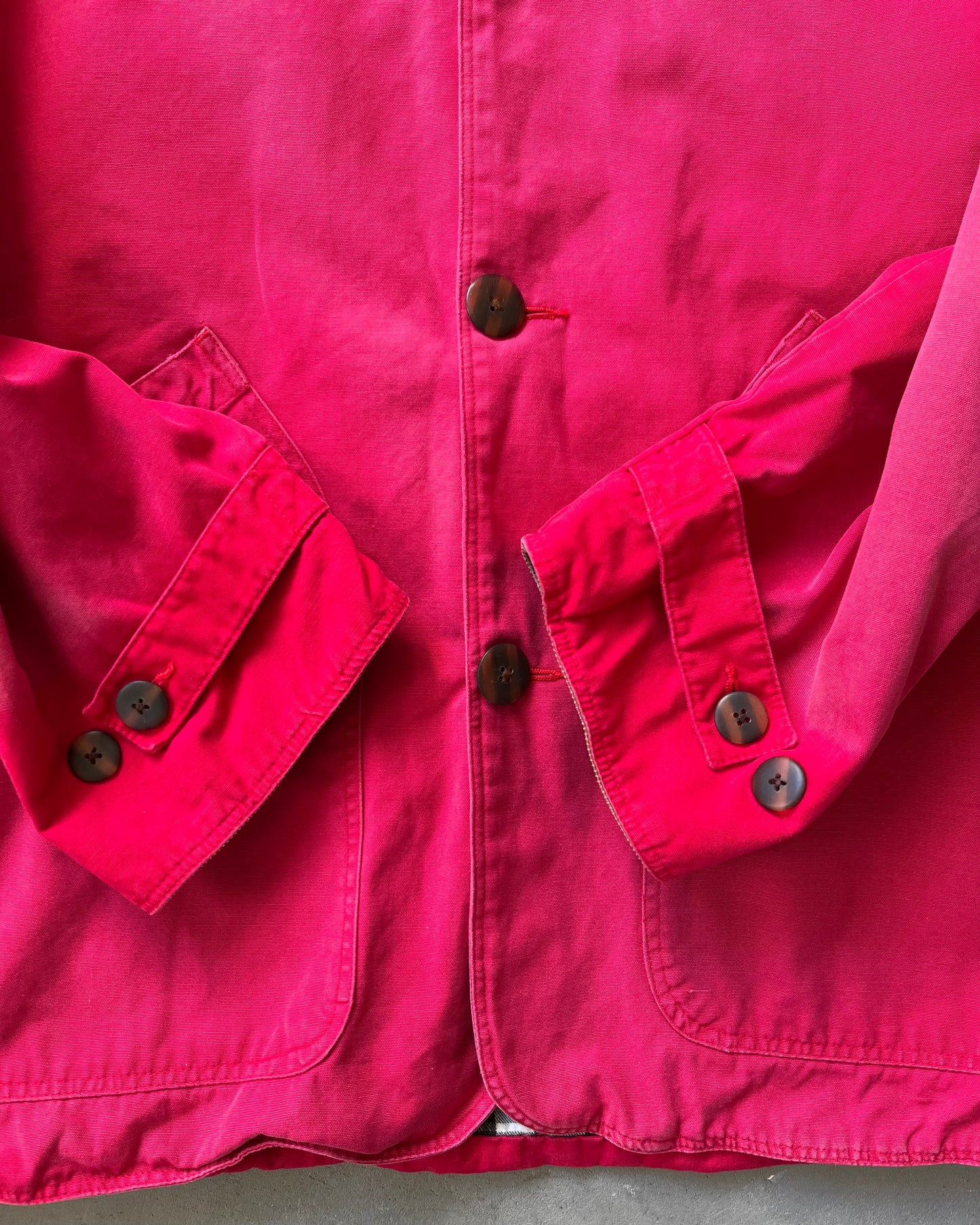 1990s - Faded Red Barn Jacket - M