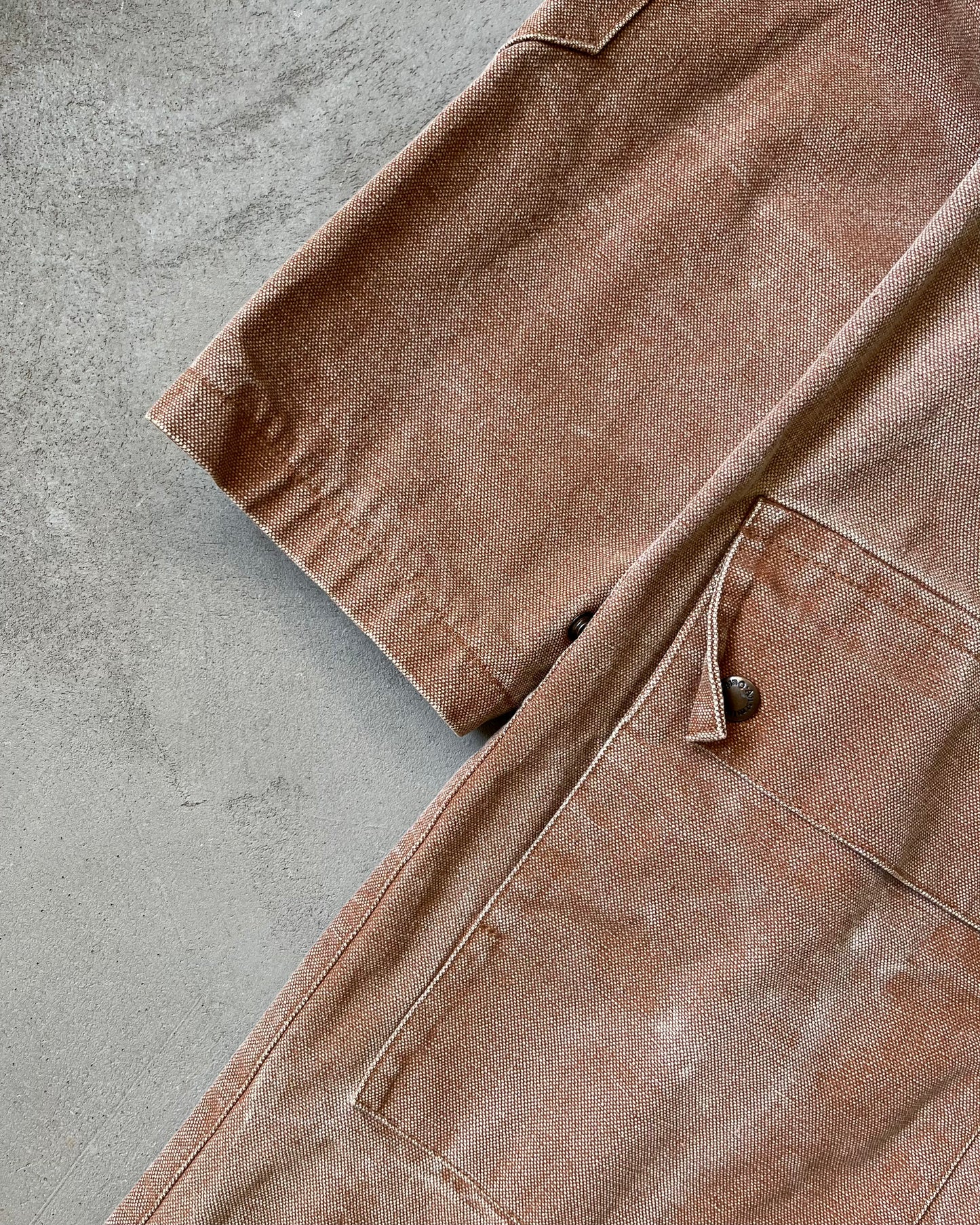 Années 90 - Manteau de poussière marron clair style brousse australienne - S