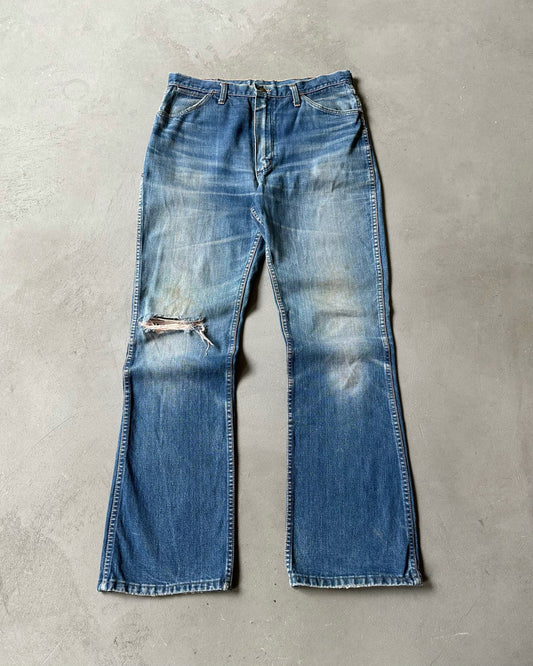 1970s - Distressed Wrangler Bootcut Jeans - 32x32