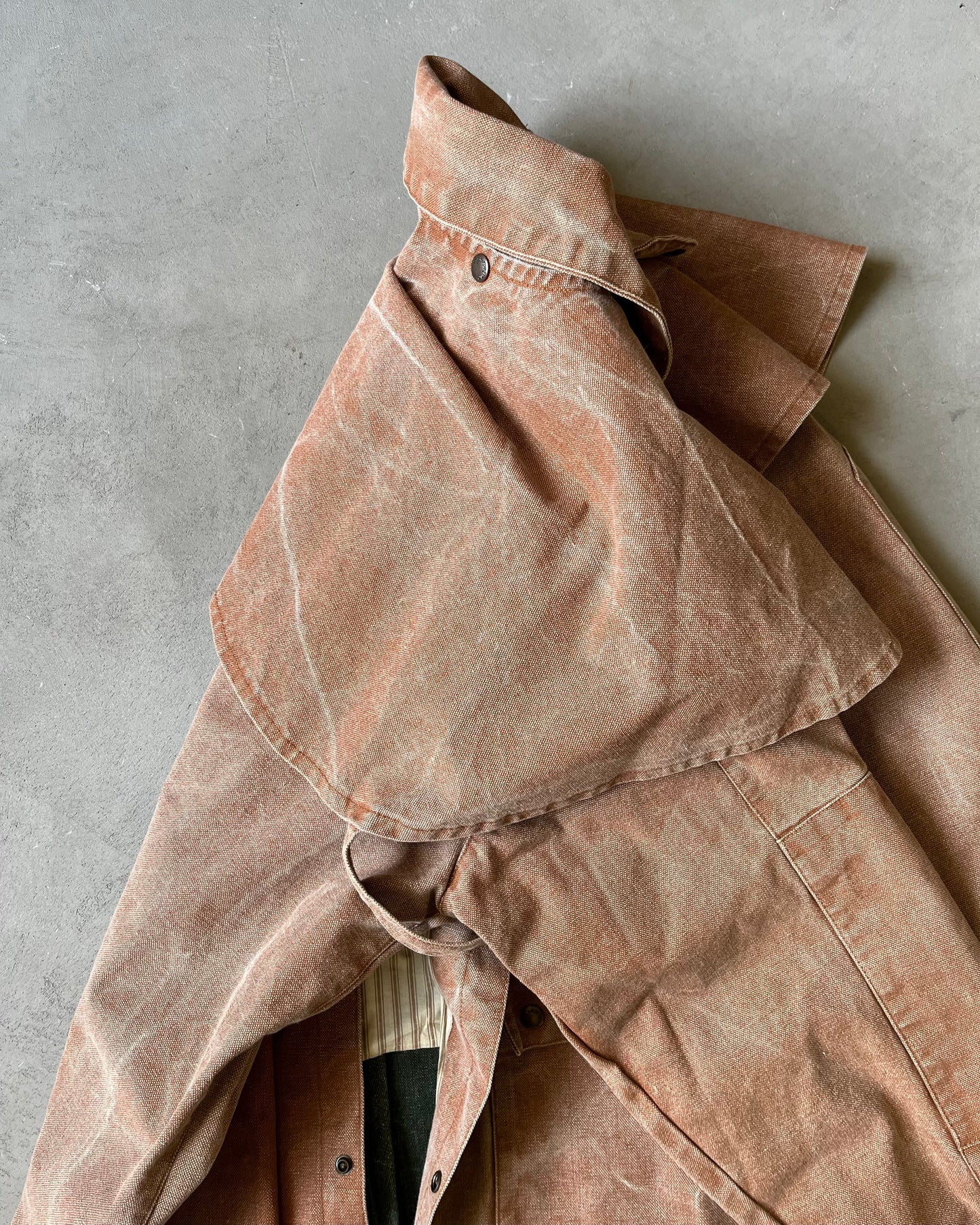 Années 90 - Manteau de poussière marron clair style brousse australienne - S