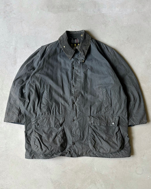 1990s - Dark Navy Barbour Border Jacket - 52