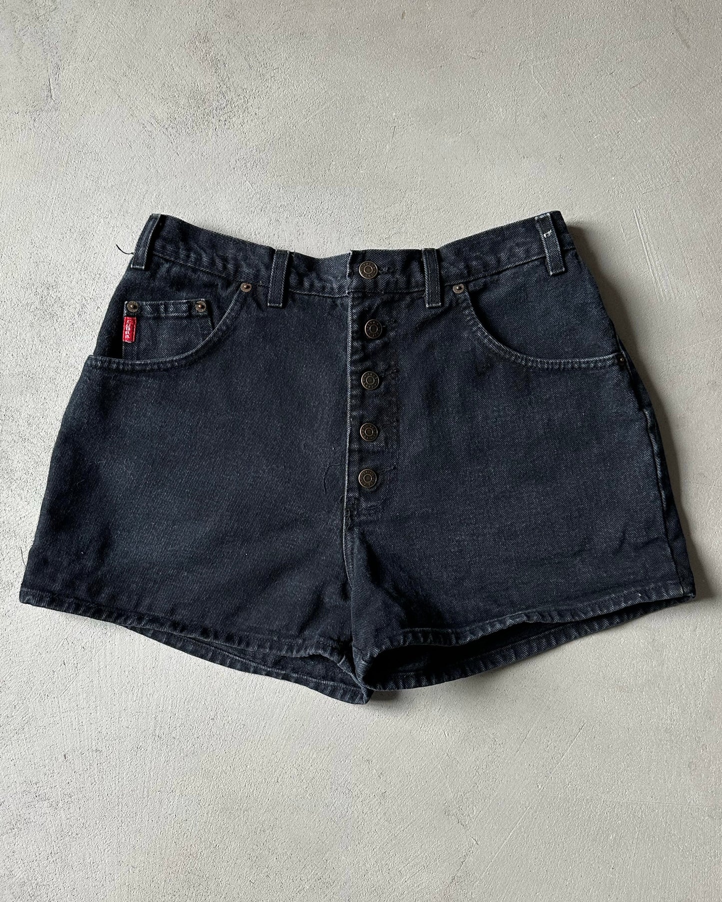 1990s - Black Cobra Women's Shorts - 31