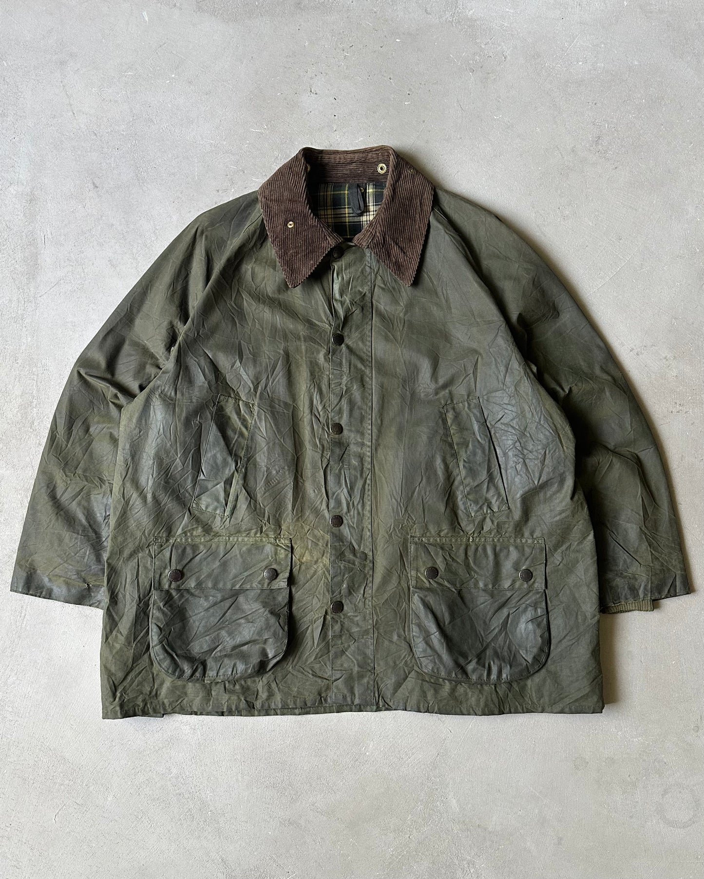 1990s - Green Barbour Bedale Jacket - 48