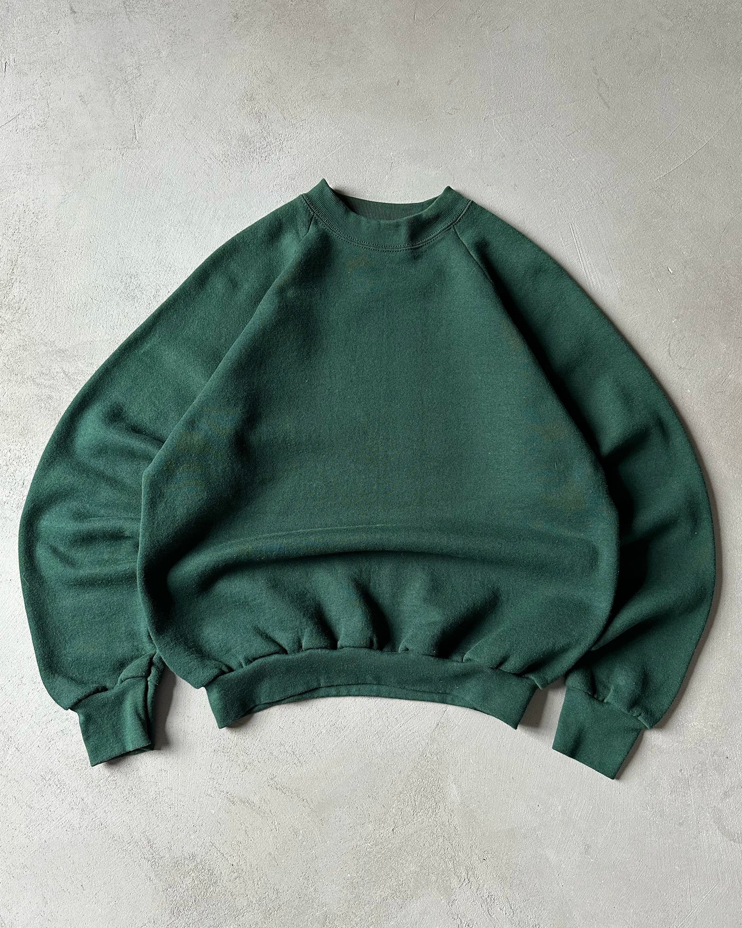 1990s - Forest Green Raglan Crewneck - M