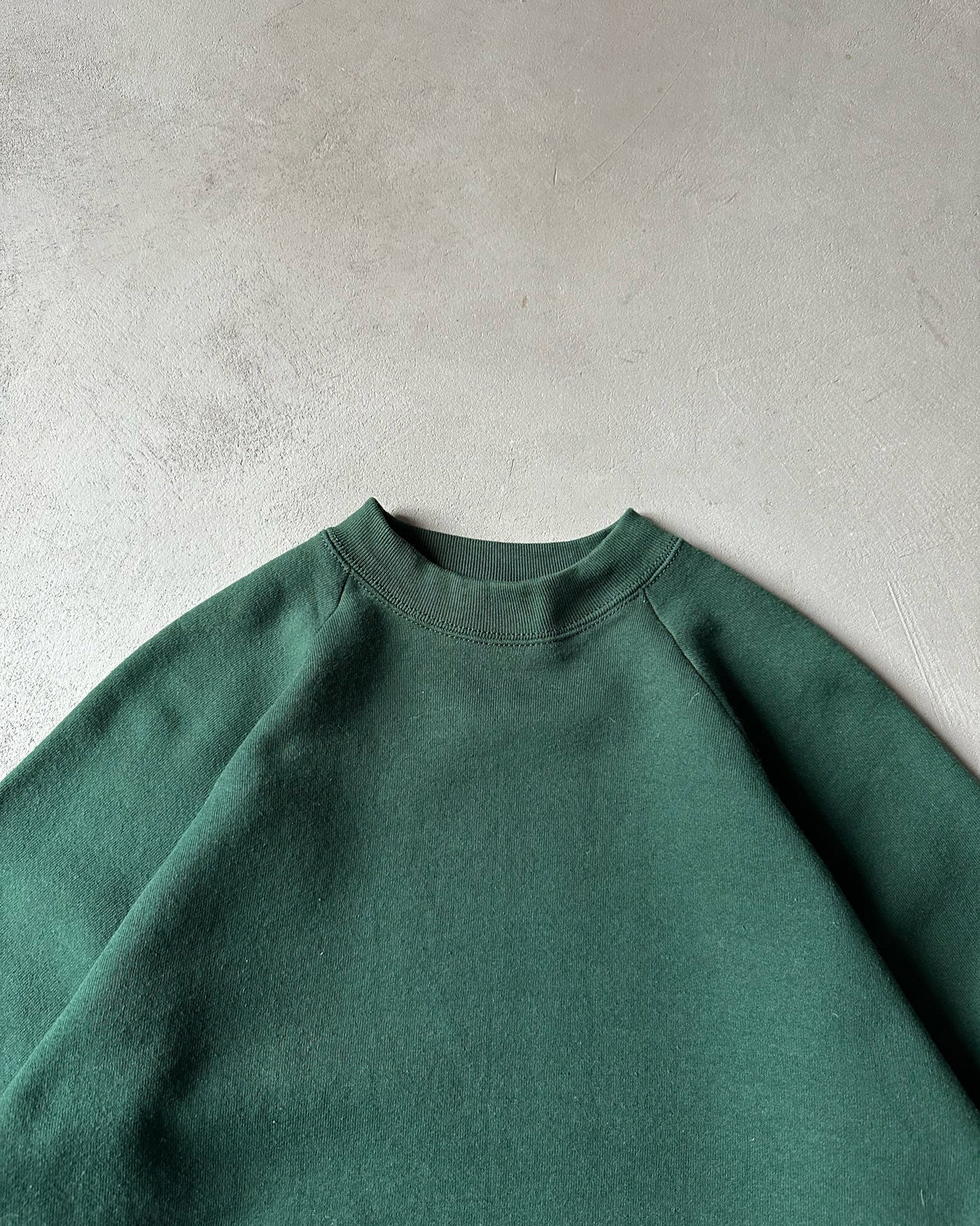 1990s - Forest Green Raglan Crewneck - M