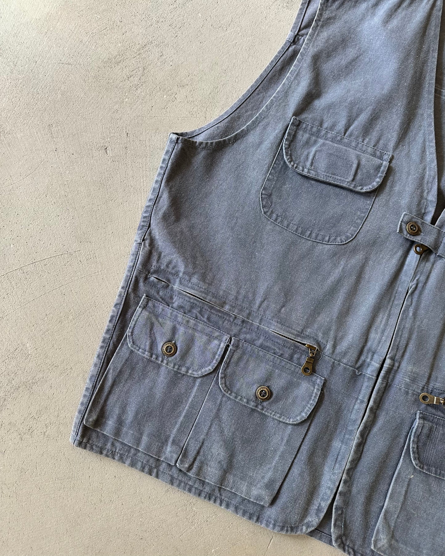 2000s - Blue Master Hunting Vest - L
