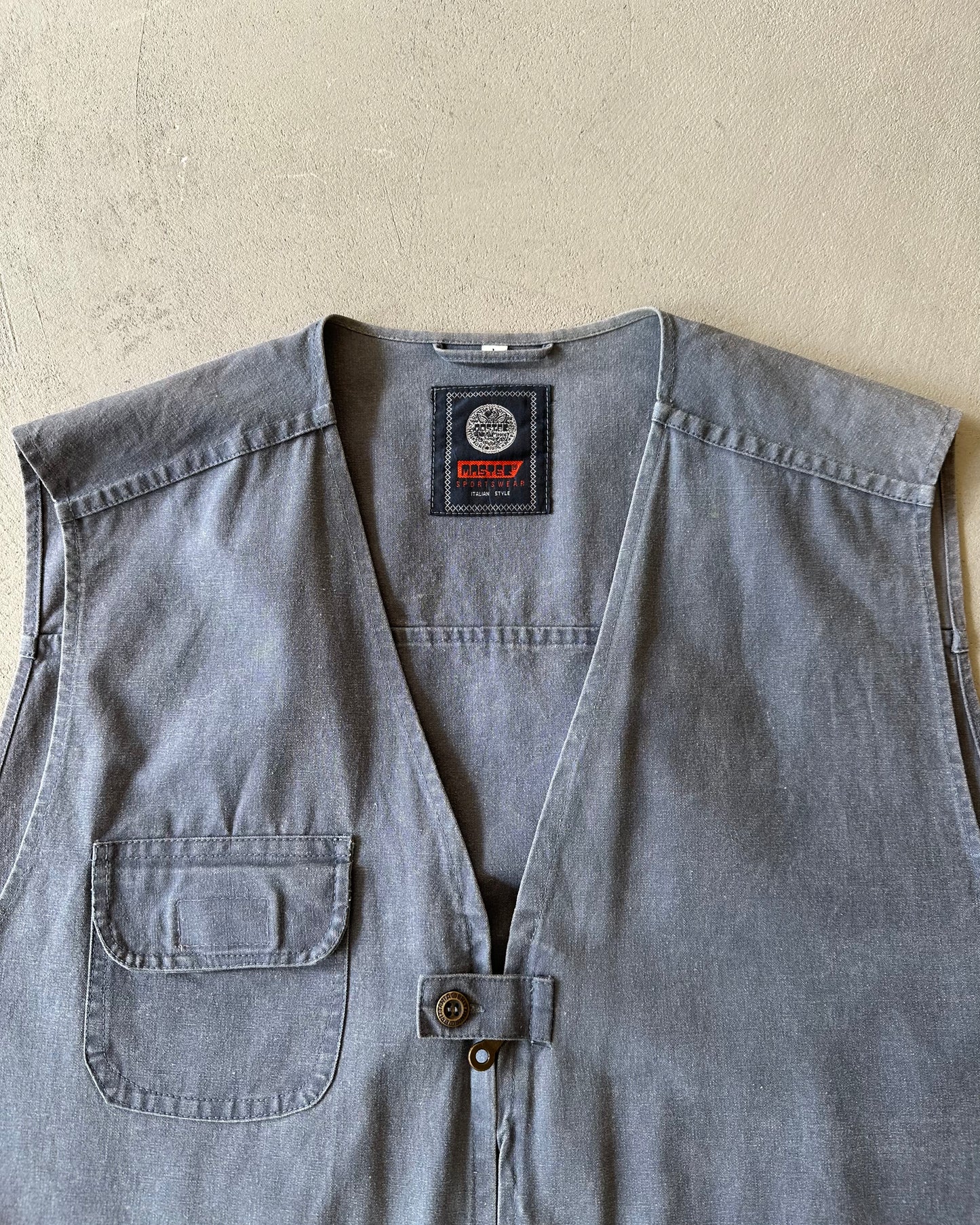 2000s - Blue Master Hunting Vest - L