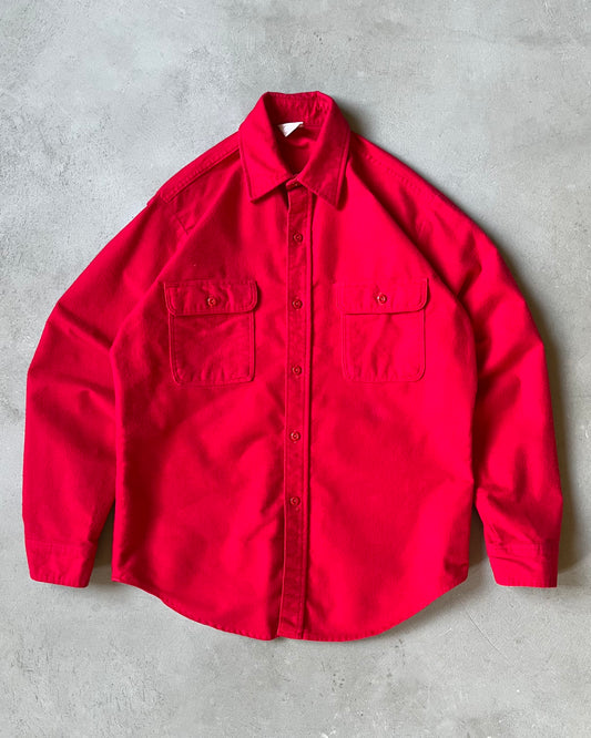 1970s - Red Big Mac Chamois Shirt - M