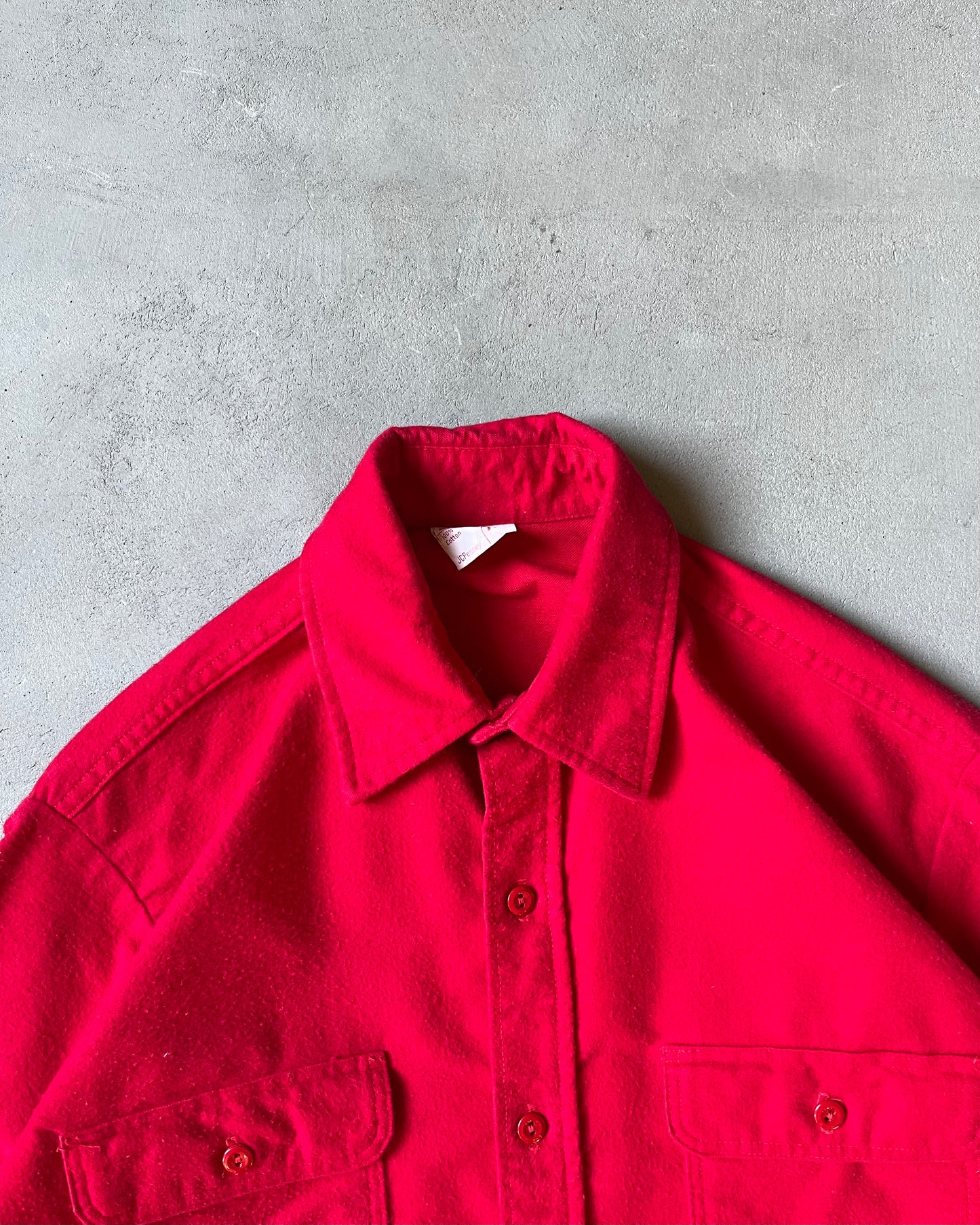 1970s - Red Big Mac Chamois Shirt - M