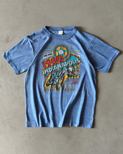 1980s - Blue AMA Indianapolis T-Shirt - S