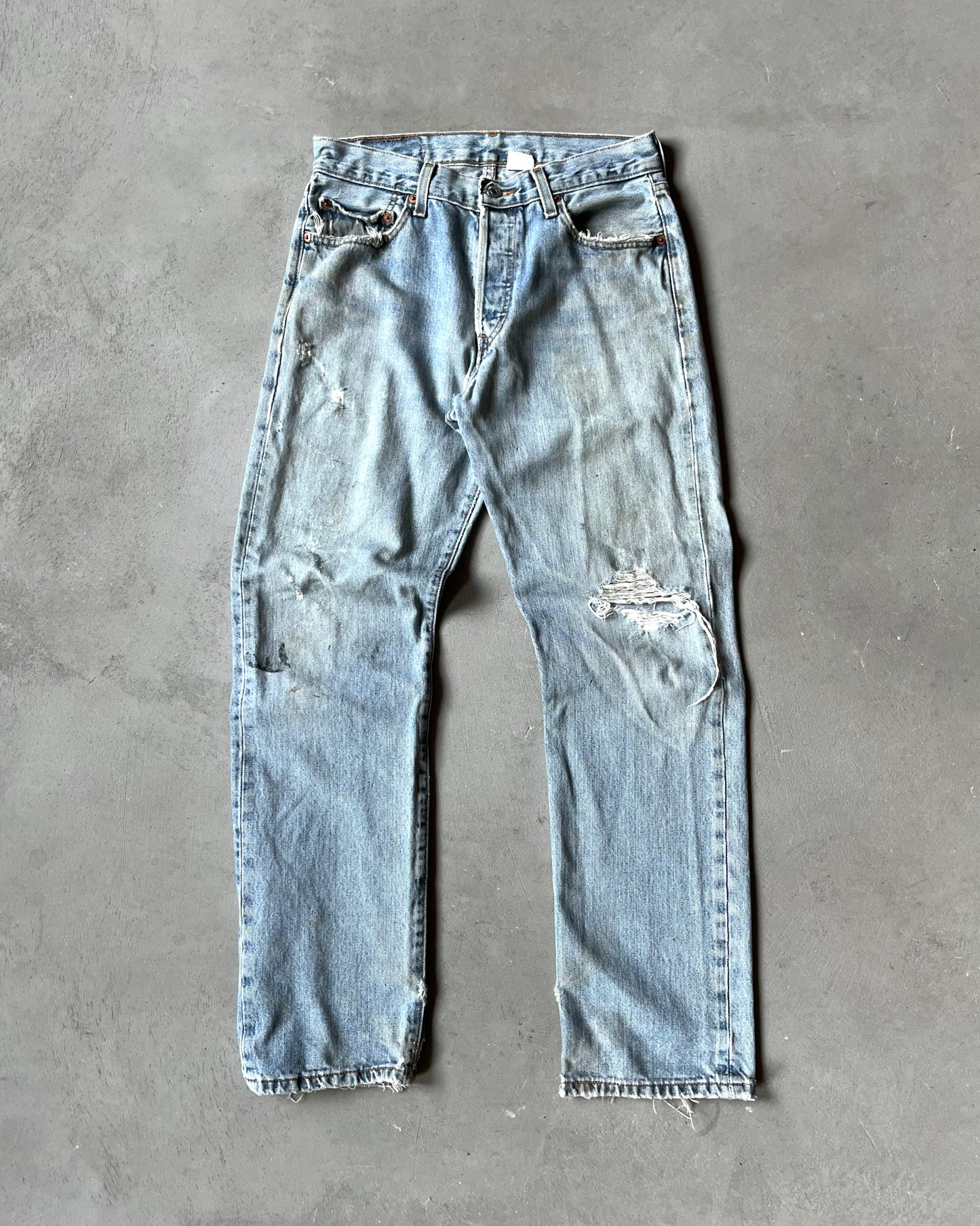 1990s - Distressed 501 Levi's Jeans - 28x31