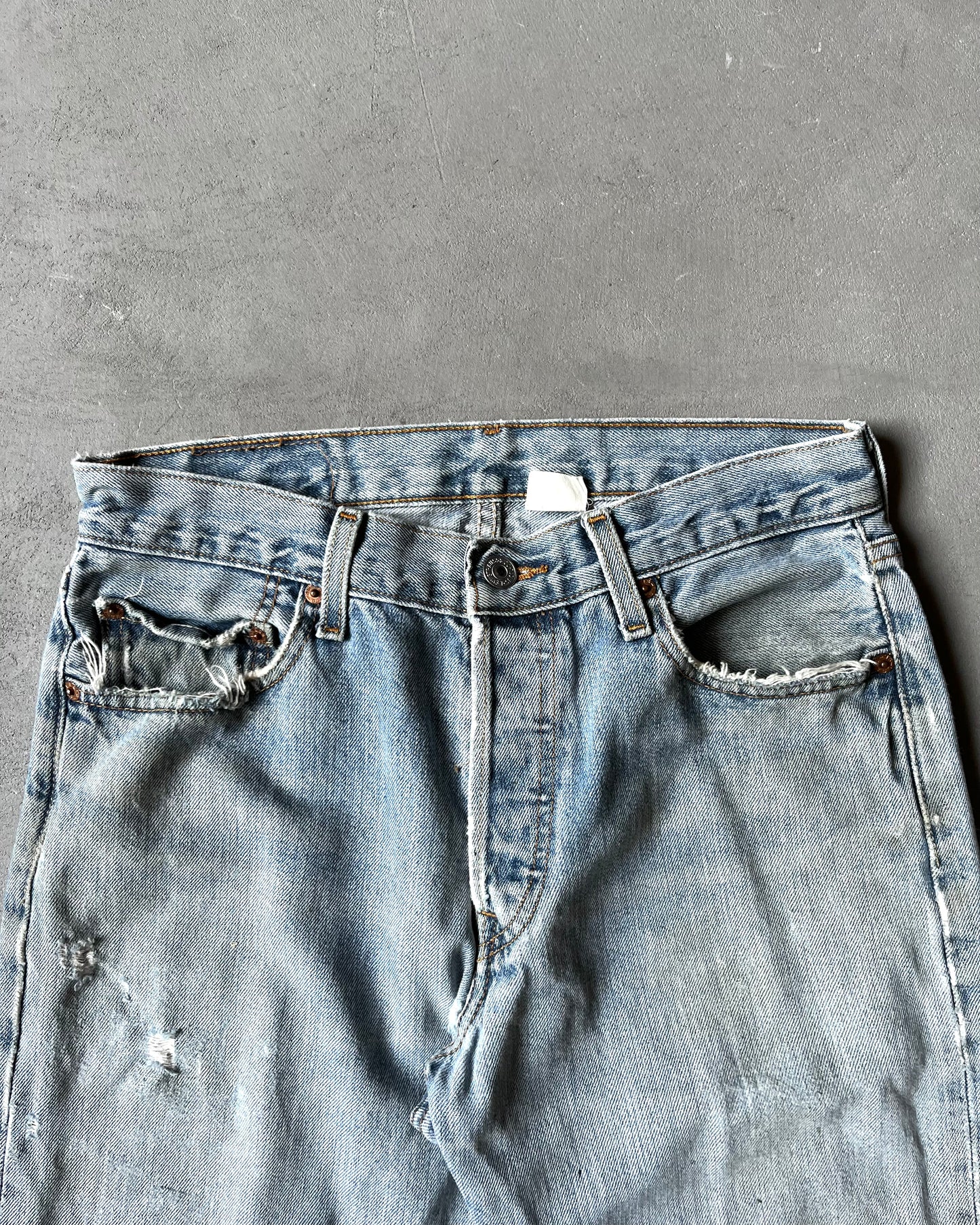 1990s - Distressed 501 Levi's Jeans - 28x31