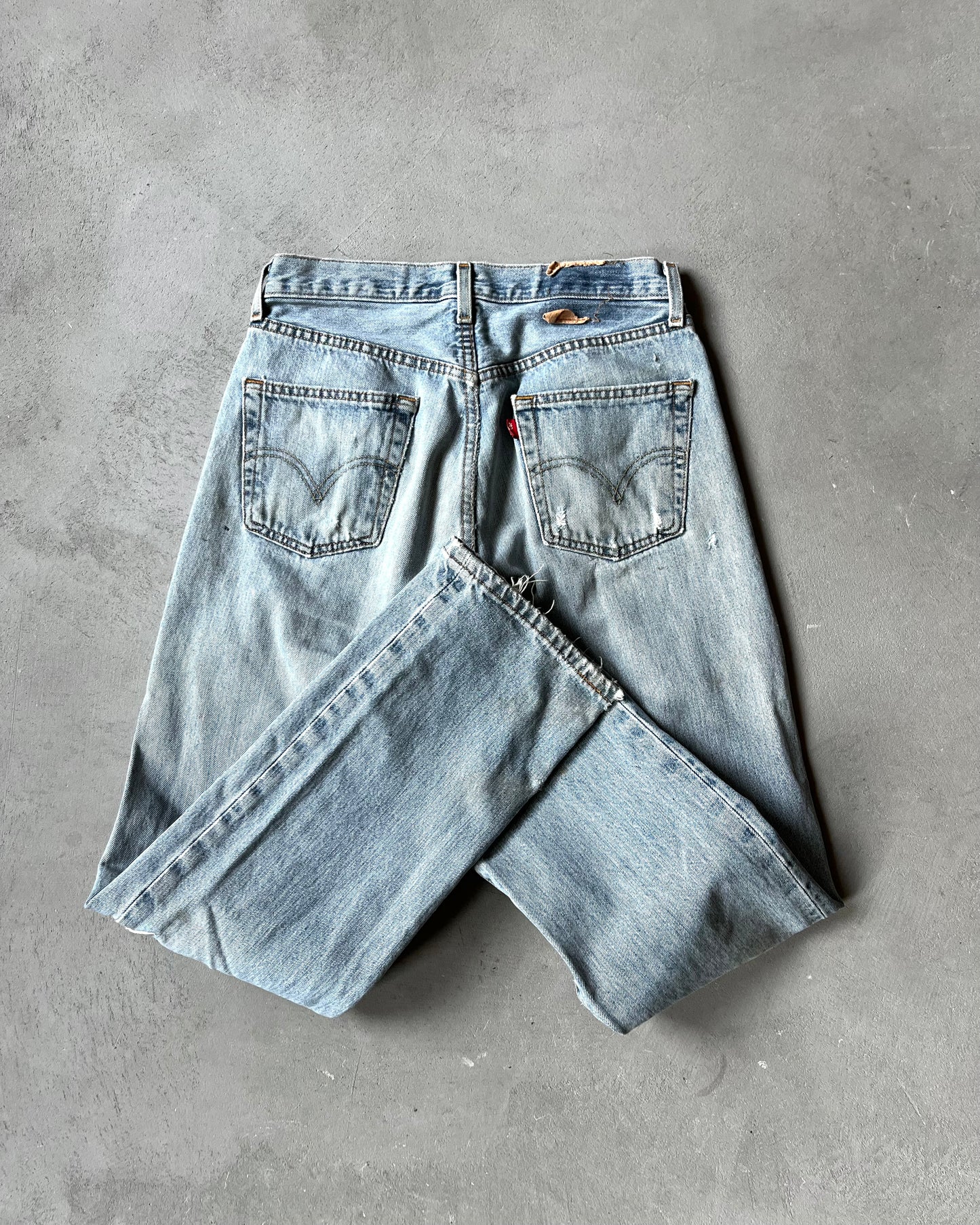 1990s - Distressed 501 Levi's Jeans - 28x31