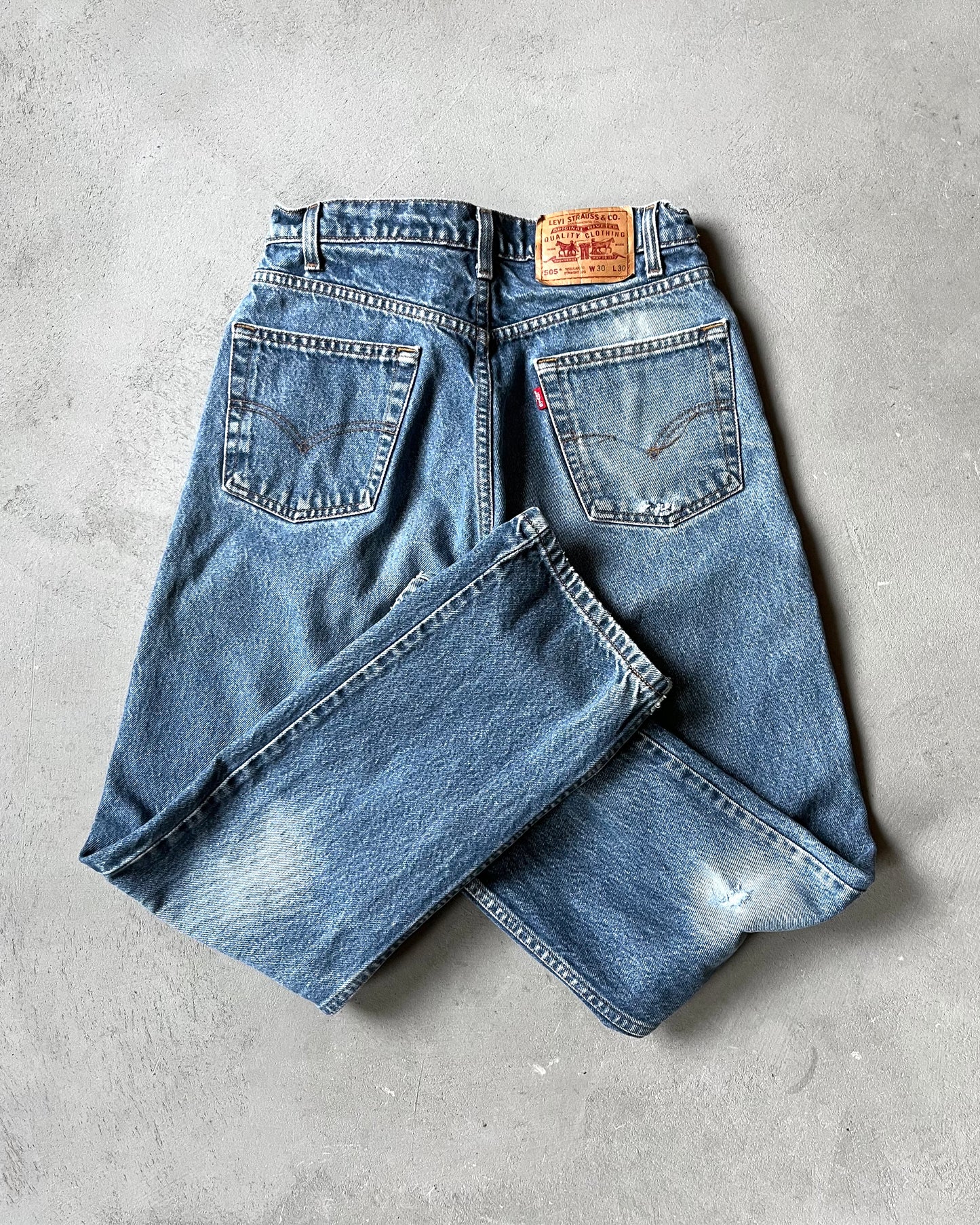 1990s - Distressed 505 Levi's Jeans - 29x30