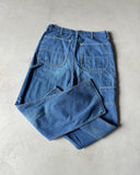 1980s - Roebucks Carpenter High Waist Loose Jeans - 33x30
