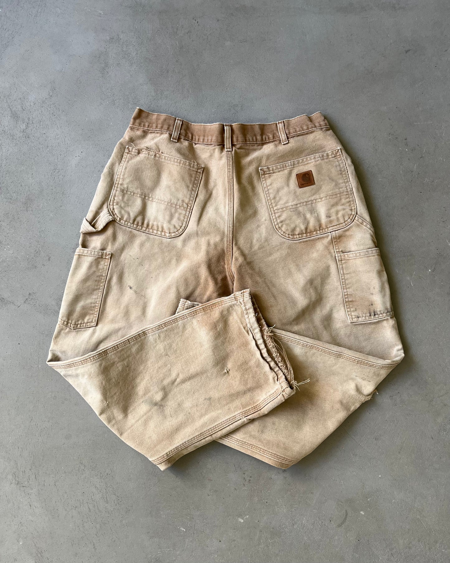 Années 2000 - Pantalon de travail Carhartt vieilli - 34x29