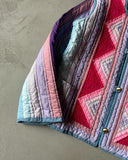 1980s - Lilac Handmade Quilted Jacket - M/L