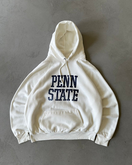 1980s - White Penn State Hoodie - S