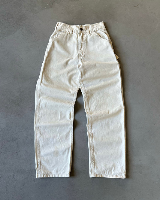 1980s - Cream J.Galt Carpenter Pants - 24x27