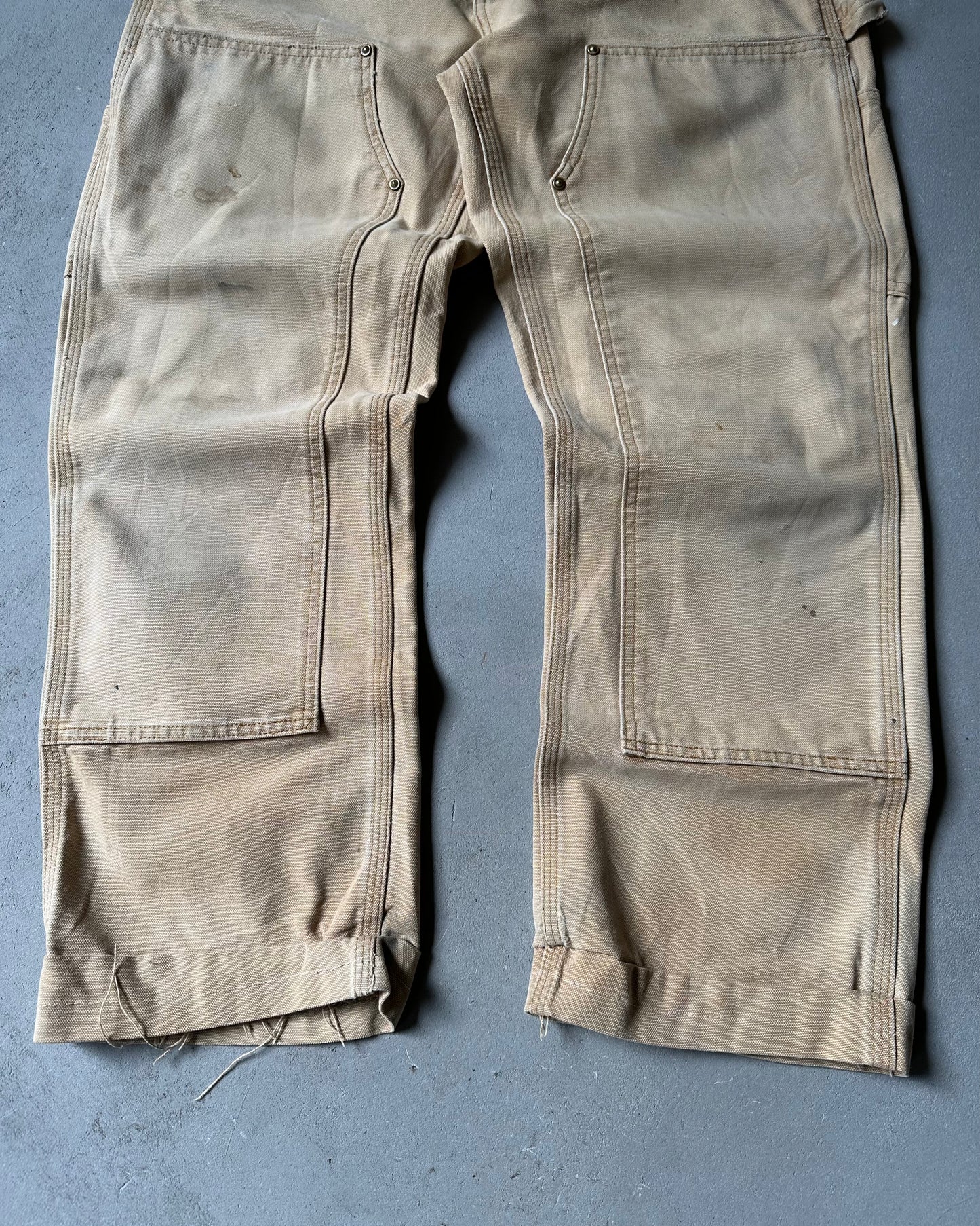 2000s - Distressed Duck Carhartt Double Knees - 34x29