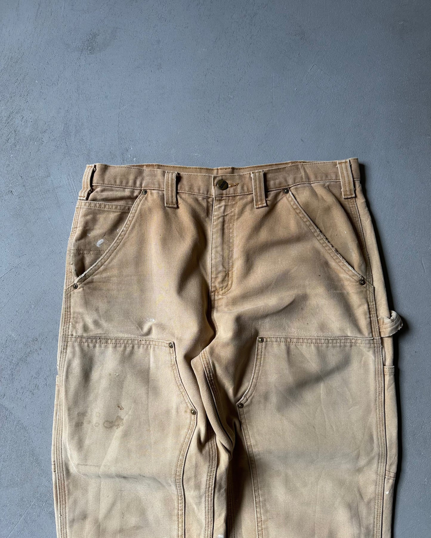 2000s - Distressed Duck Carhartt Double Knees - 34x29
