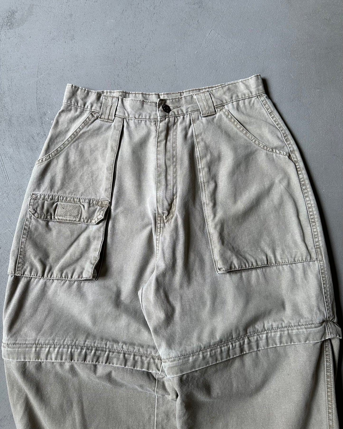 2000s - Tan Short/Cargos Pants - 28x30