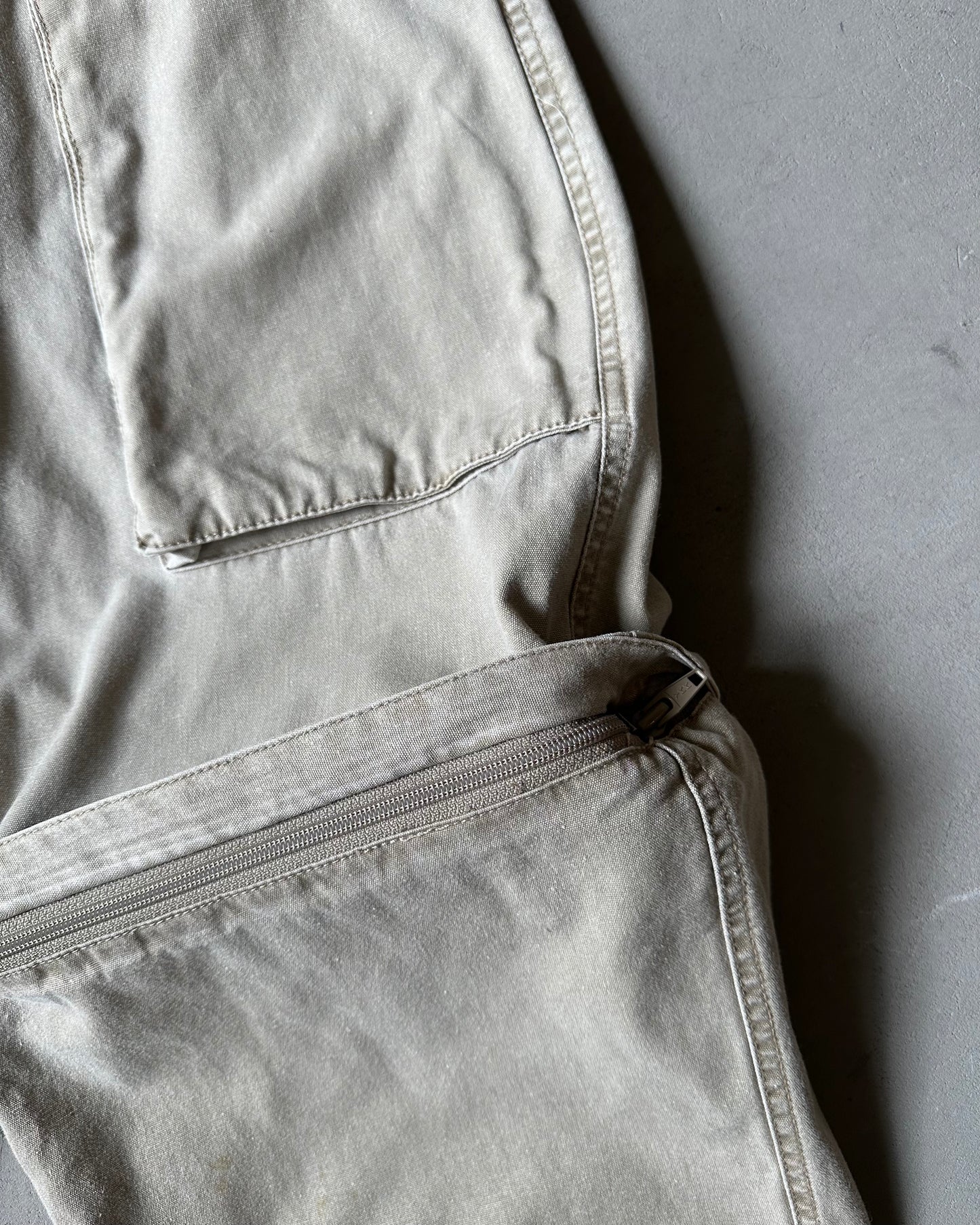 2000s - Tan Short/Cargos Pants - 28x30