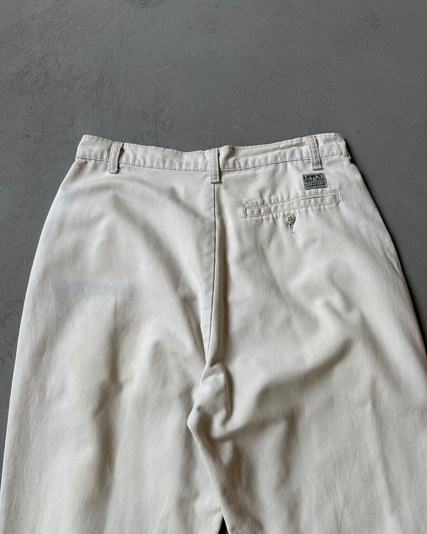 1990s - Cream Levi's Chinos - 31x30