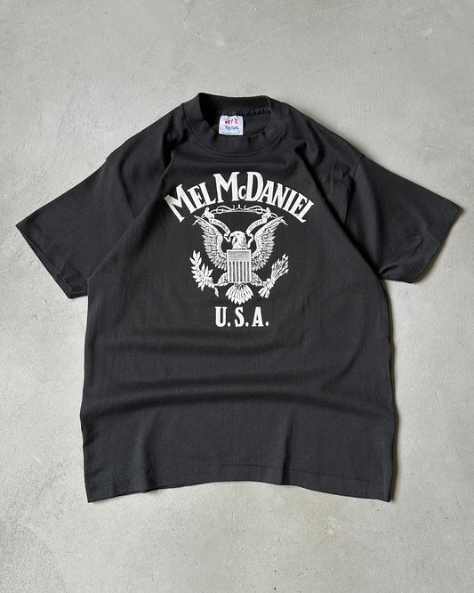 1980s - Black Mel McDaniel T-Shirt - M