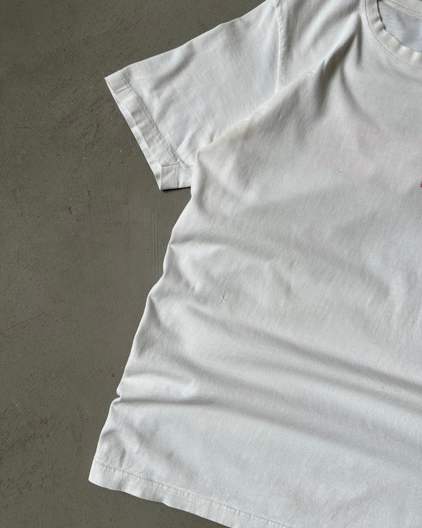 1980s - Distressed White "Surf Team" T-Shirt - S