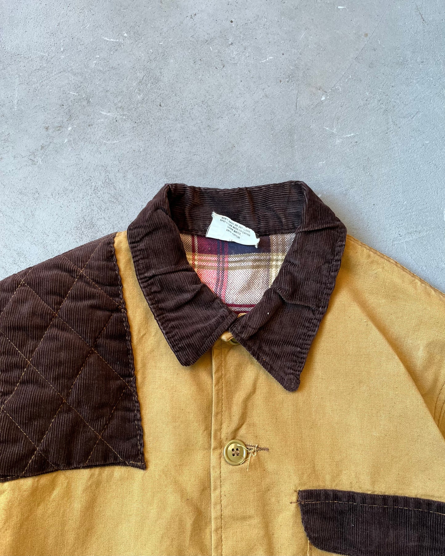 Années 1970 - Veste de chasse à tête de canard rouge - M