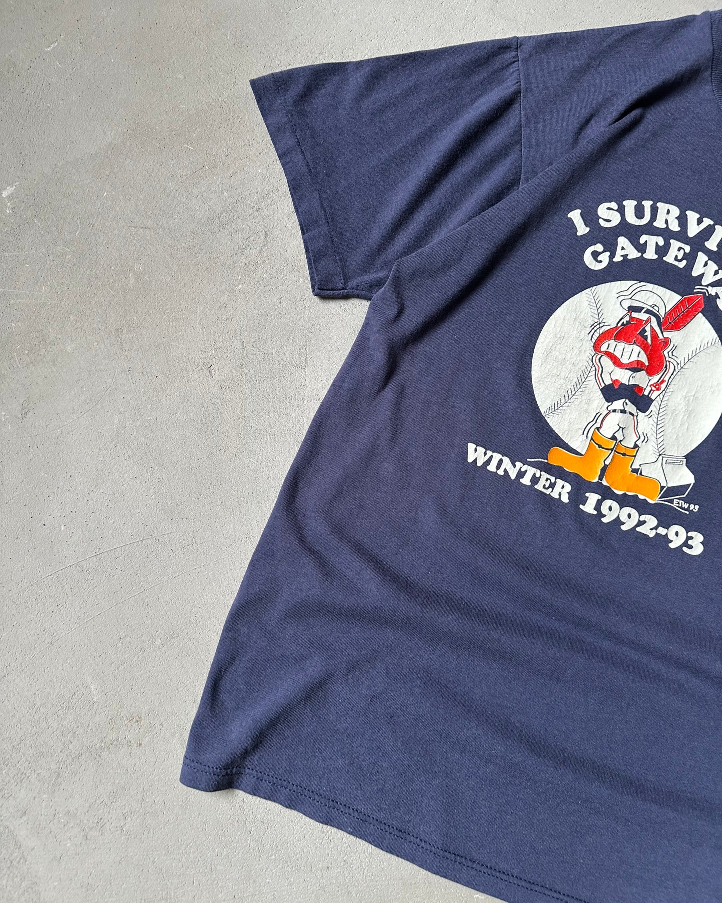 1990s - Navy "Gateway" T-Shirt - M