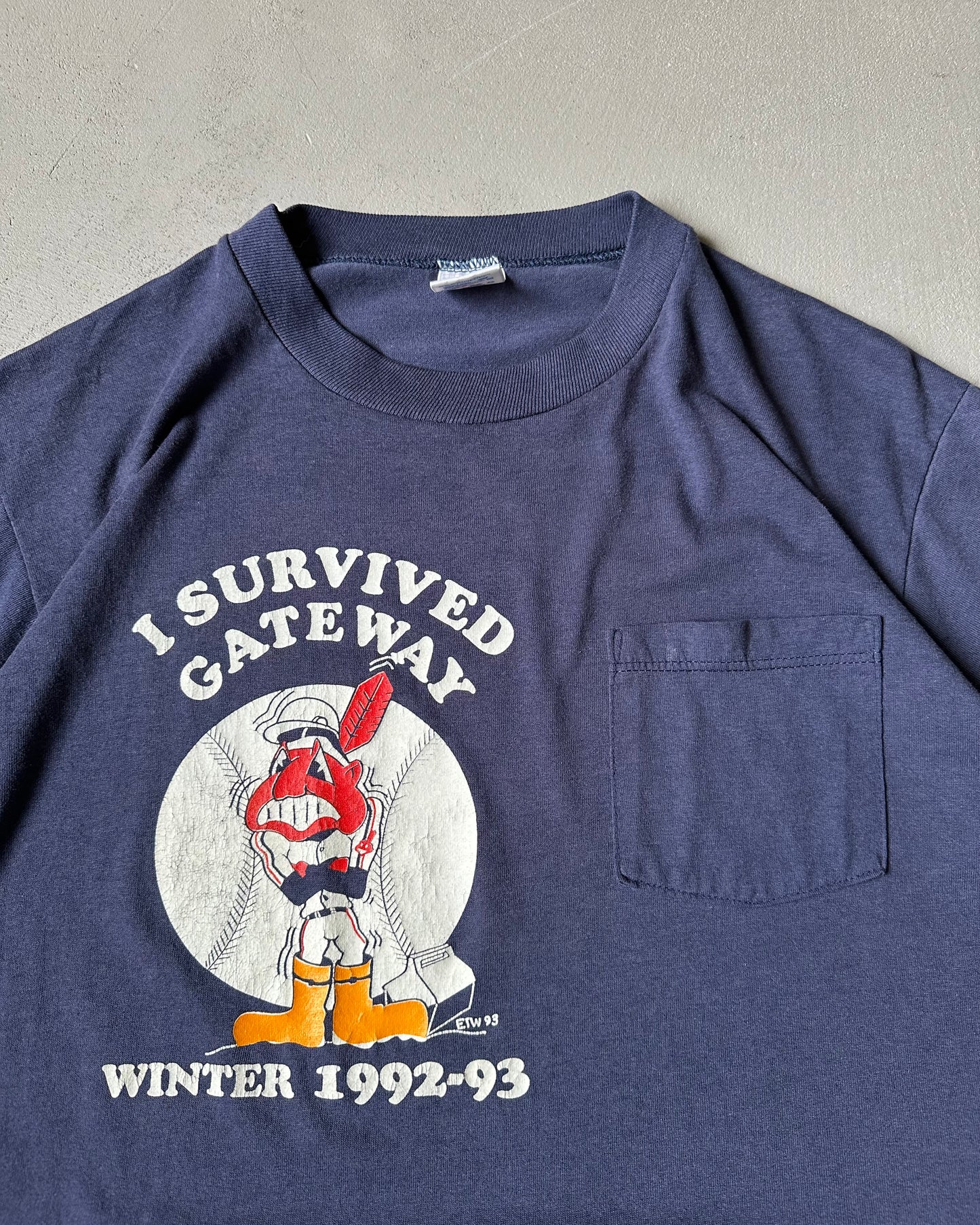 1990s - Navy "Gateway" T-Shirt - M