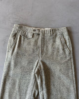 1980s - Grey Wool Loose Trousers - 31x29