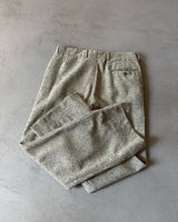 1980s - Grey Wool Loose Trousers - 31x29