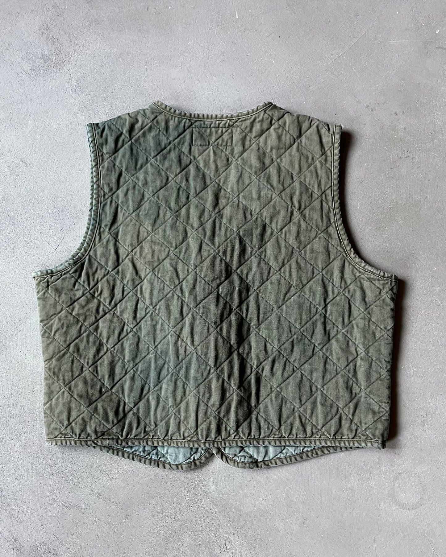 Années 90 - Gilet matelassé vert Eddie Bauer - XL